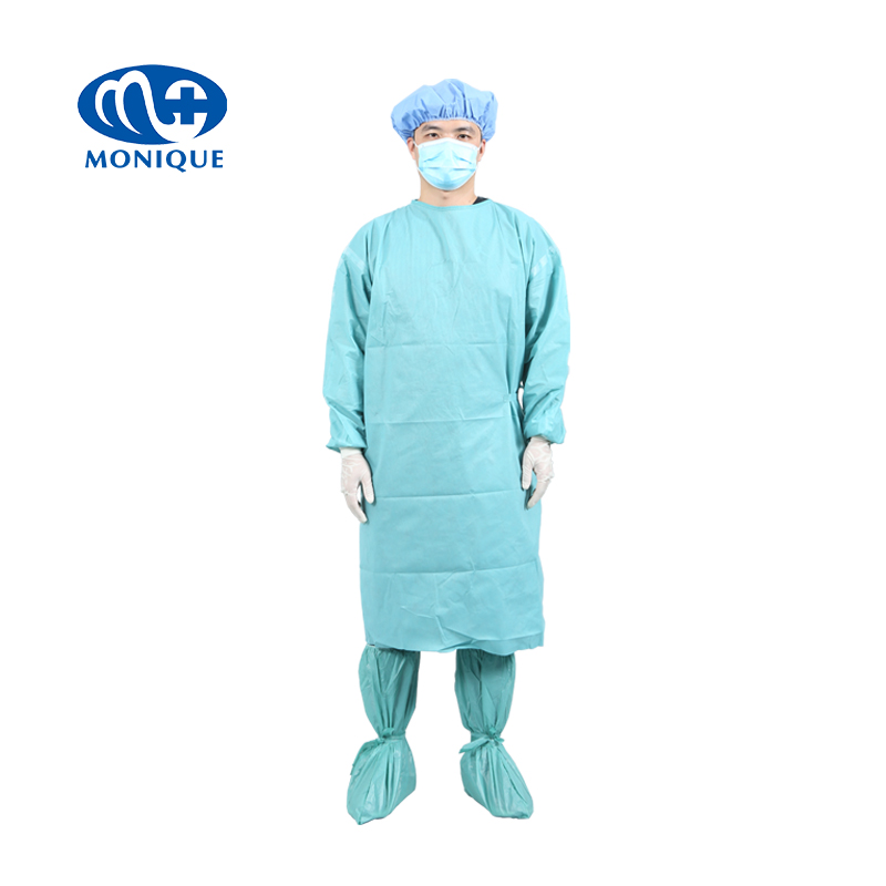 What are the material properties of disposable surgical gowns?